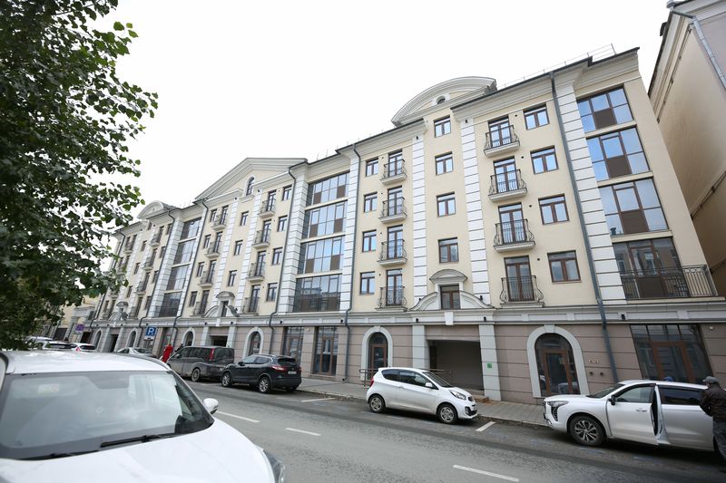 Жилой дом ул. Гаяза Исхаки 8а Казань — фасадное остекление