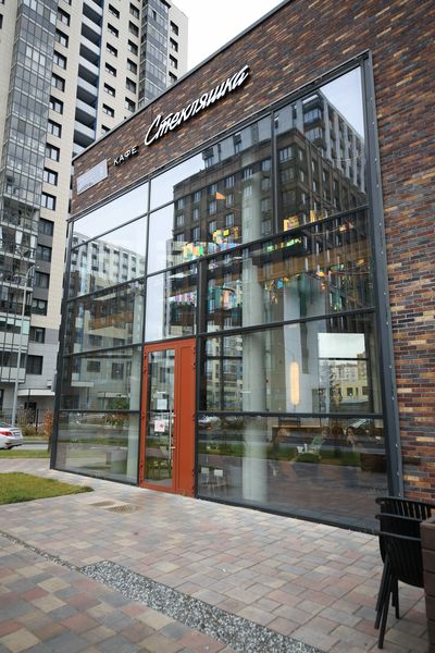 Остекление ЖК Свобода Казань — вид на фасад с высоты, 7000 м²